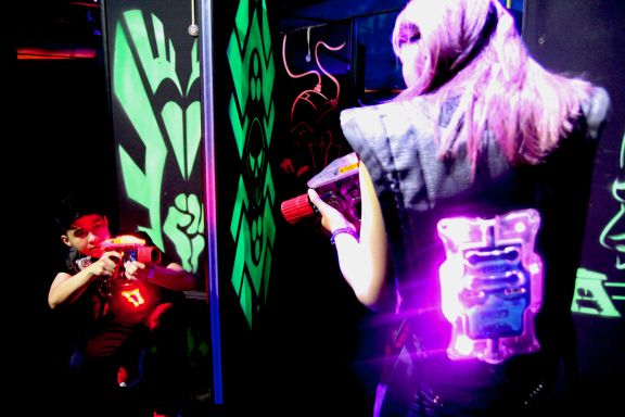 Lasertag Funworld, Hard